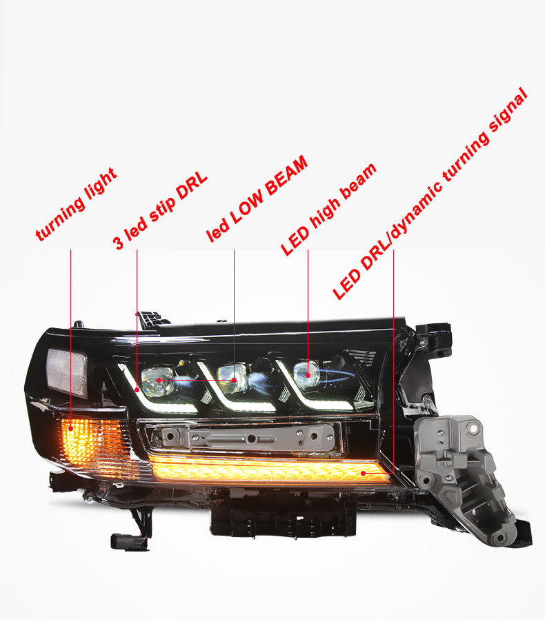 2016 L200 Headlamp LEXUS Design For LAND CRUISER