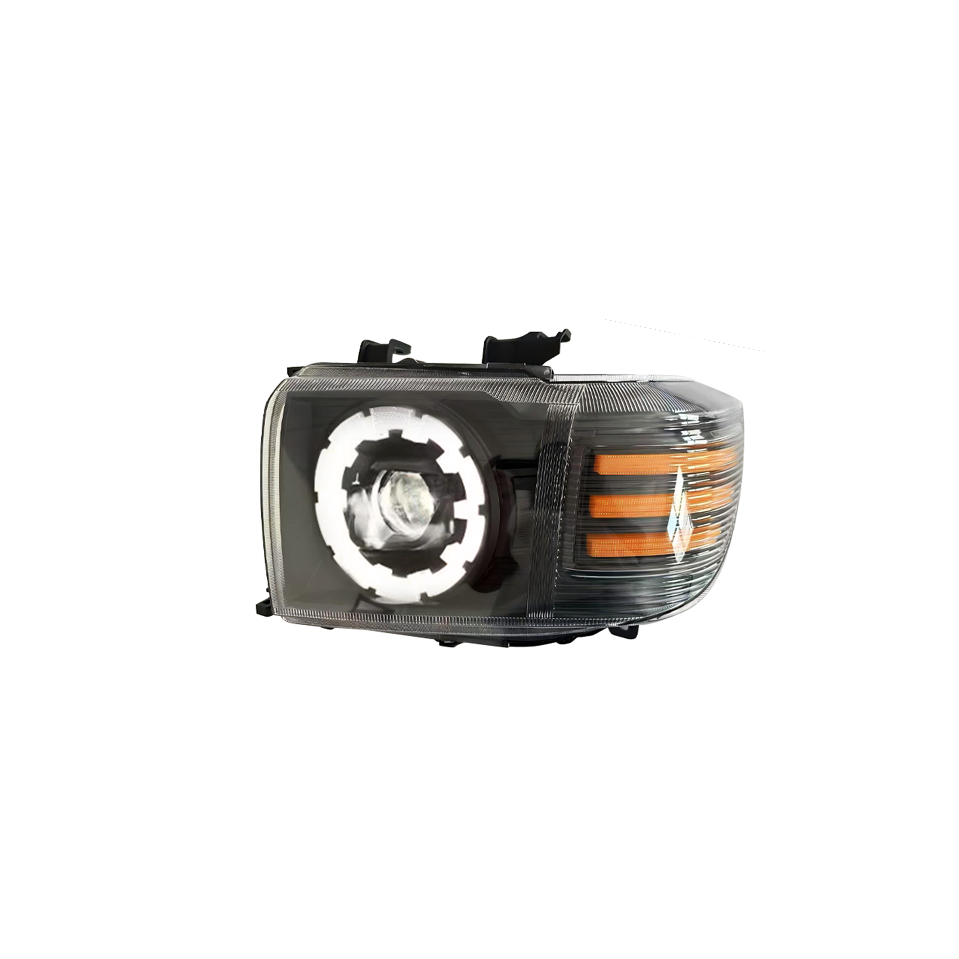  For LAND CRUISER LC76 Headlight Modified Three Integrated Amber LED Turn Signal Strip