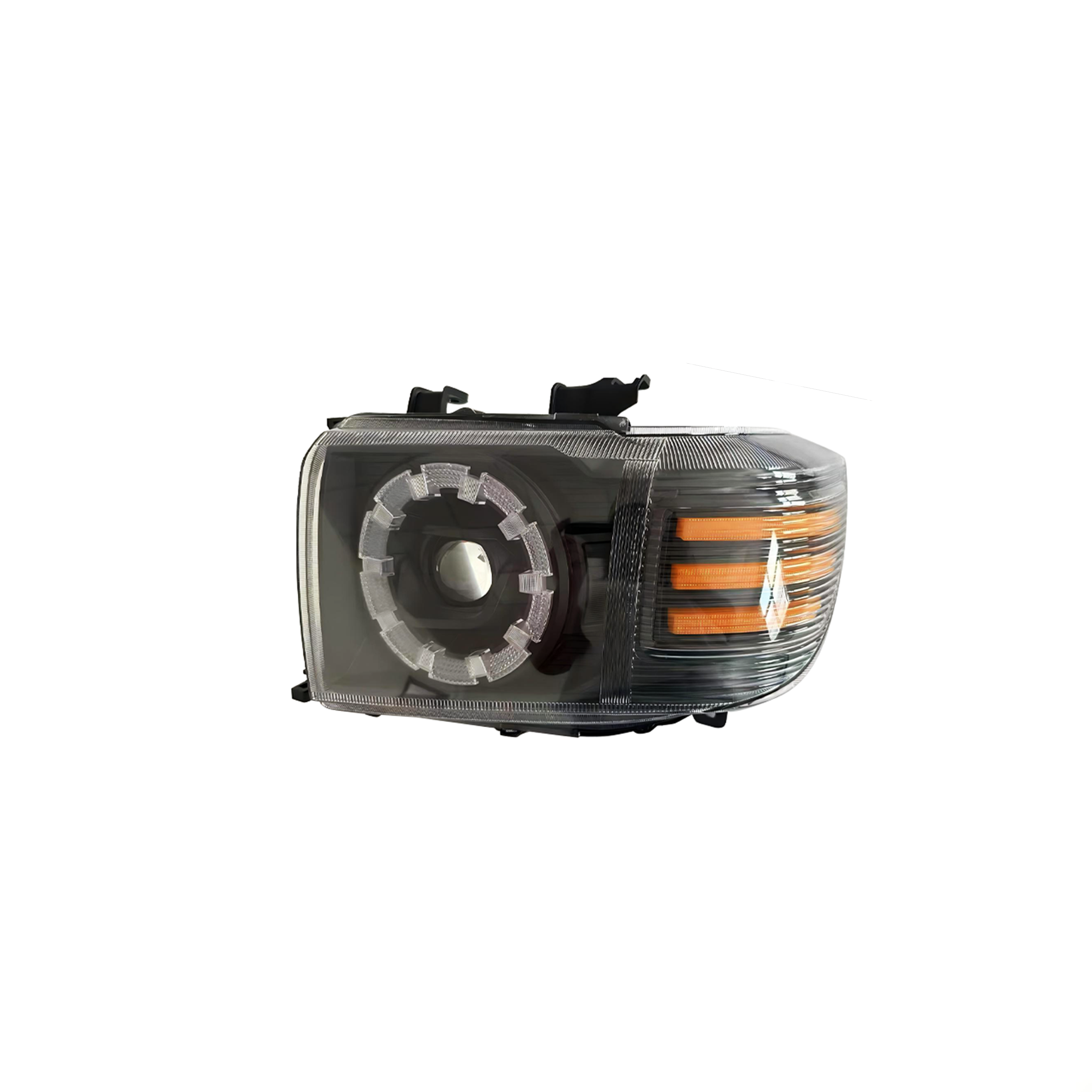  For LAND CRUISER LC76 Headlight Modified Three Integrated Amber LED Turn Signal Strip